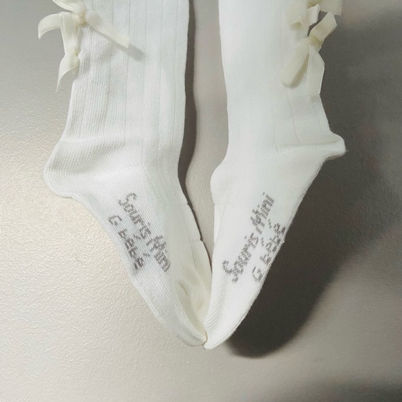 3 for $45_ Souris mini baby white tights 80% cotton, 15% nylon, 5% elastane - Picture 6 of 10